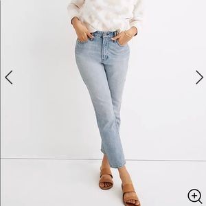 Madewell curvy perfect vintage jean (runs big!)